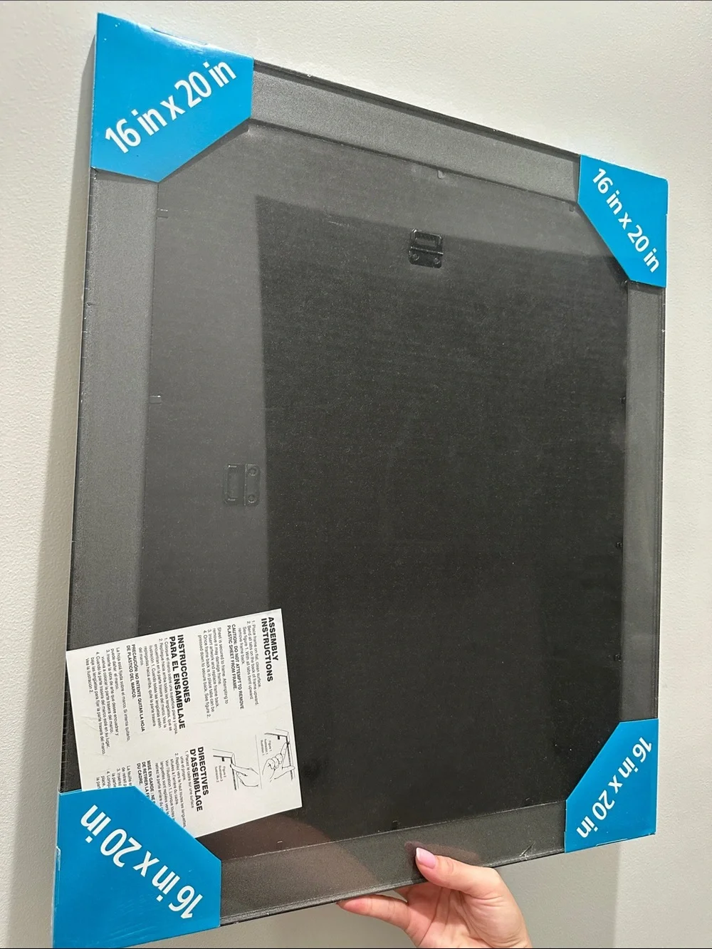 Mainstays Gray Wood-Look 16x20 Poster & Wall Frame